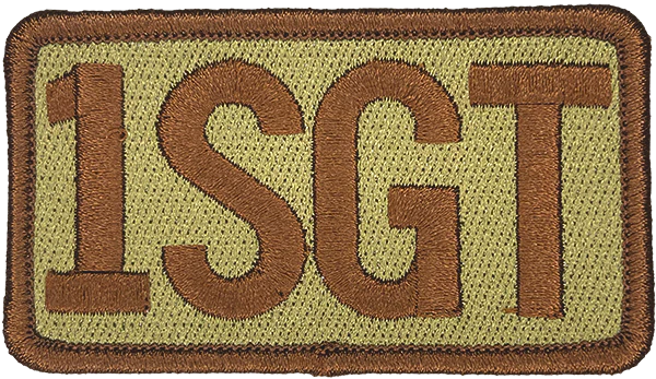 1SGT - First Sergeant Duty Identifier Patch – U.S. Air Force