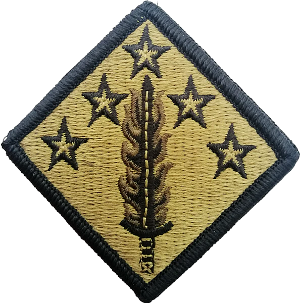 20th Support Command OCP Patch with Fastener