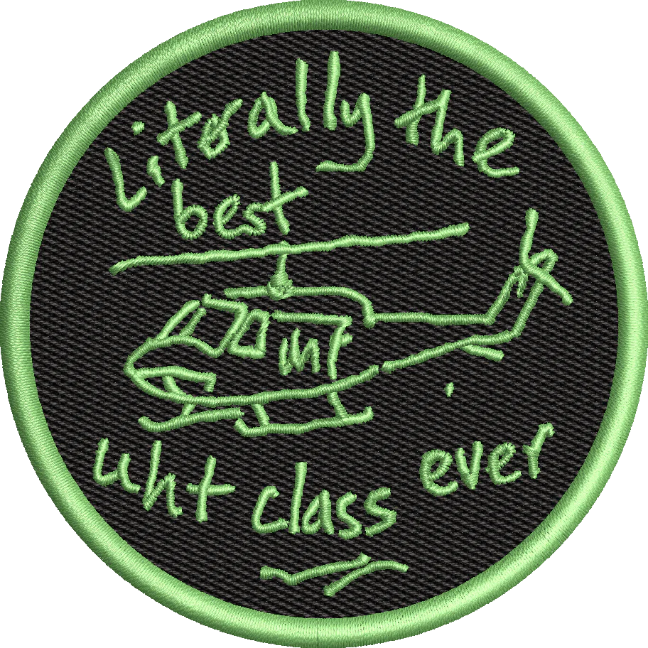 23D FTS UHT - Custom patch - BLACK