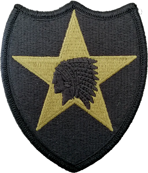 2nd Infantry Divison OCP Patch with Fastener