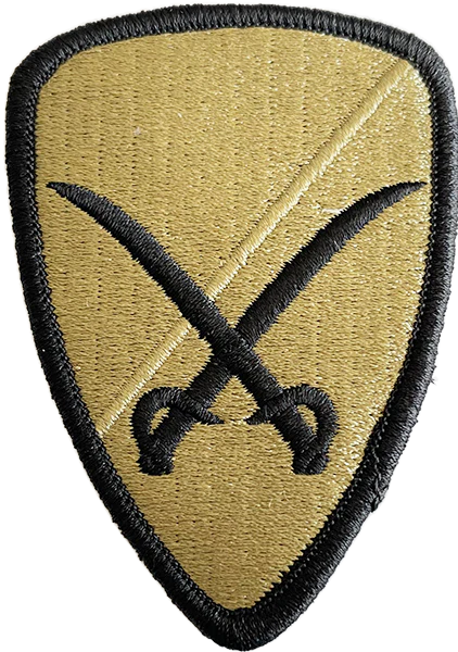 6th Cavalry Brigade OCP Patch with Fastener