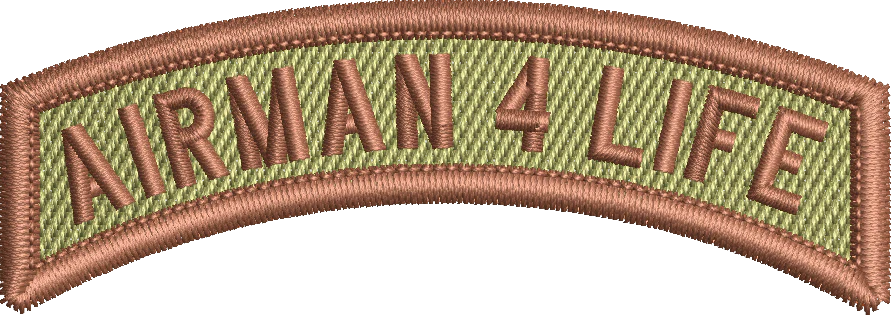 AIRMAN 4 LIFE - Rocker Tab