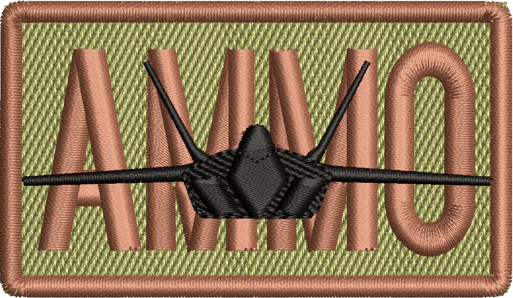 AMMO - Duty Identifier Patch with F-22