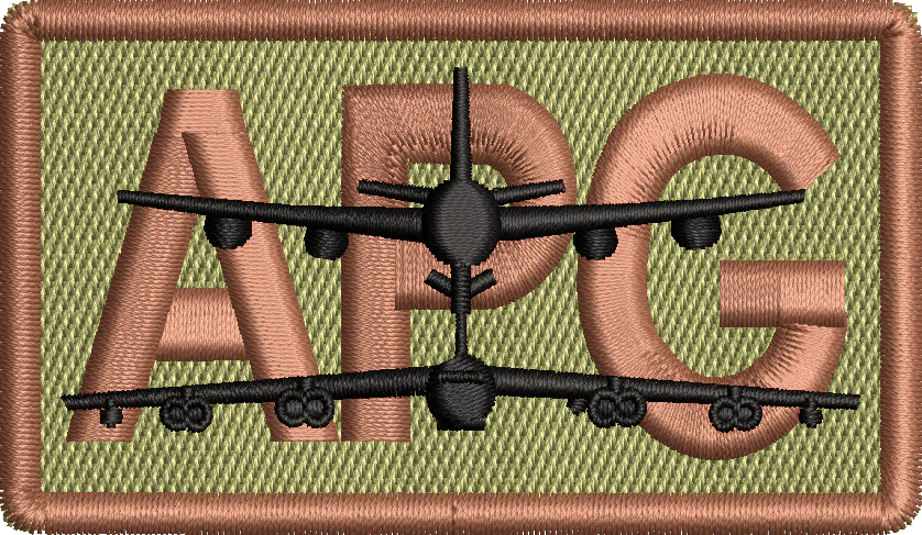 APG - Duty Identifier Patch with KC-135 and B-52
