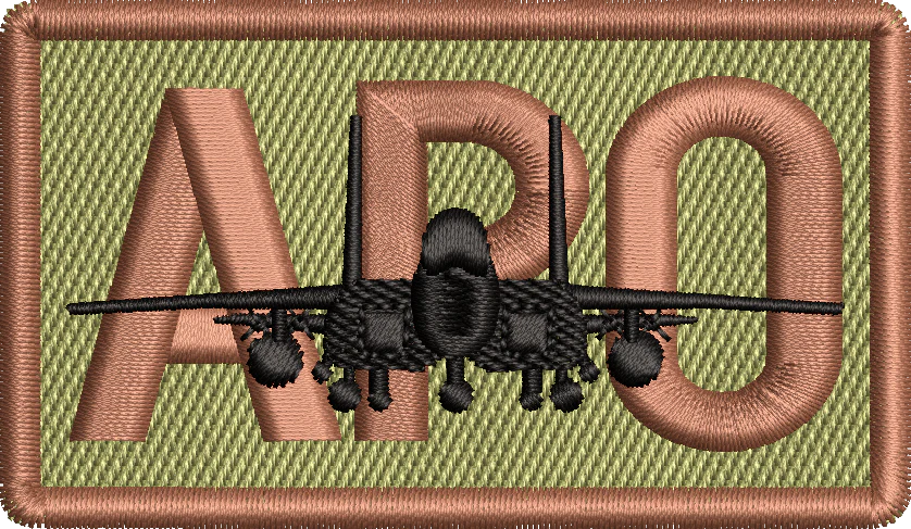 APO - Duty Identifier Patch with F-15