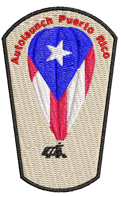 Autolaunch Puerto Rico  Custom Patch