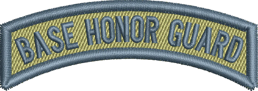Base Honor Guard - Rocker Tab *SPACE BLUE*