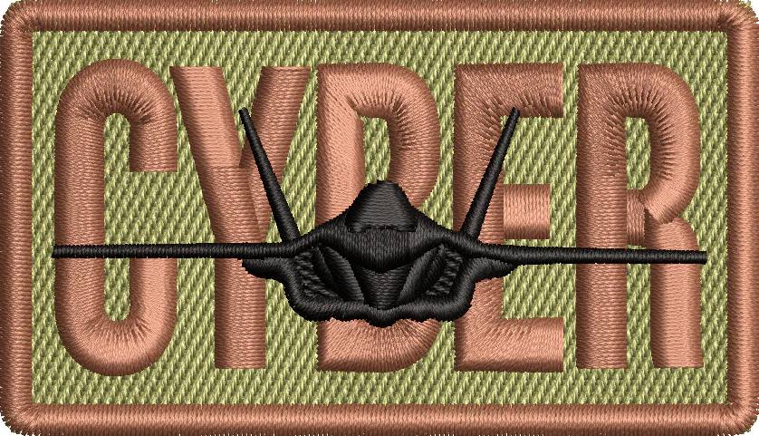 CYBER - Duty Identifier Patch with F-35