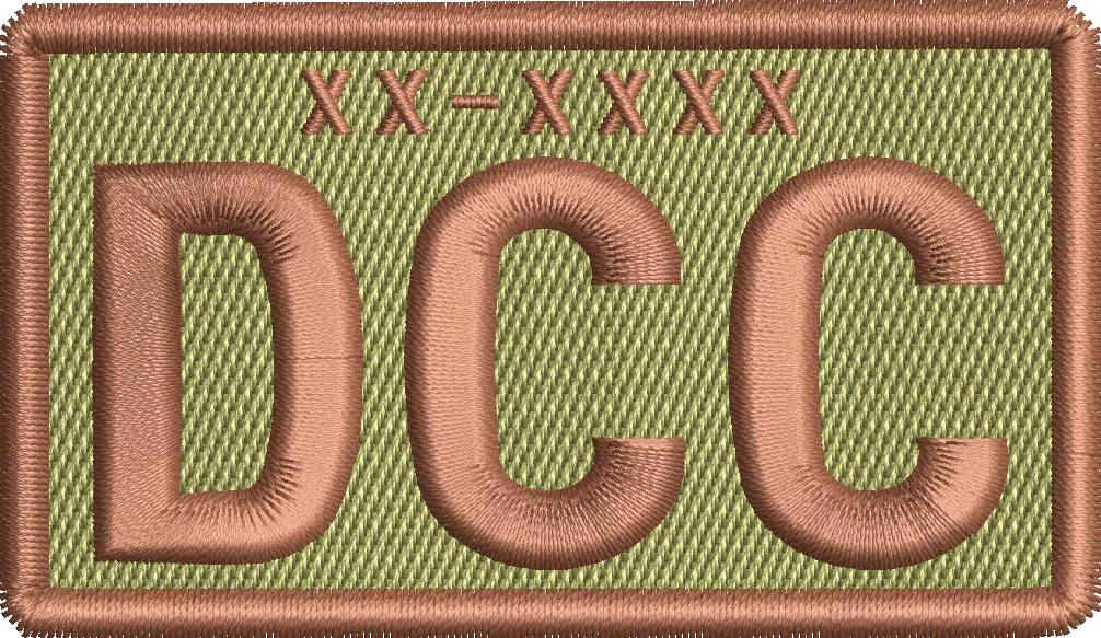 DCC - Duty Identifier Patch *Custom Tail Numbers*
