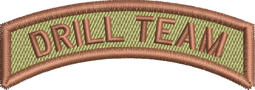 Drill Team Rocker Tab