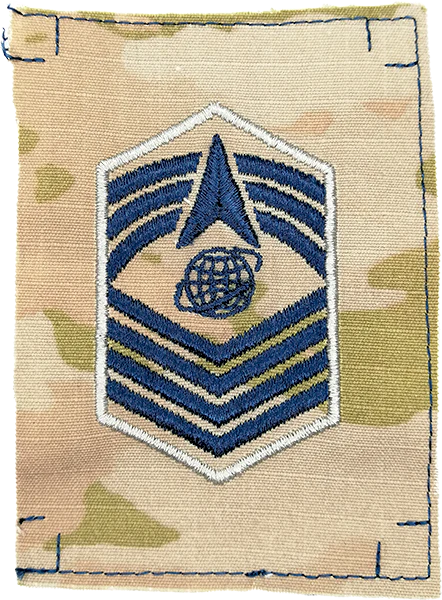 E-9 Chief Master Sergeant - U.S. SPACE FORCE OCP RANK -- SEW ON