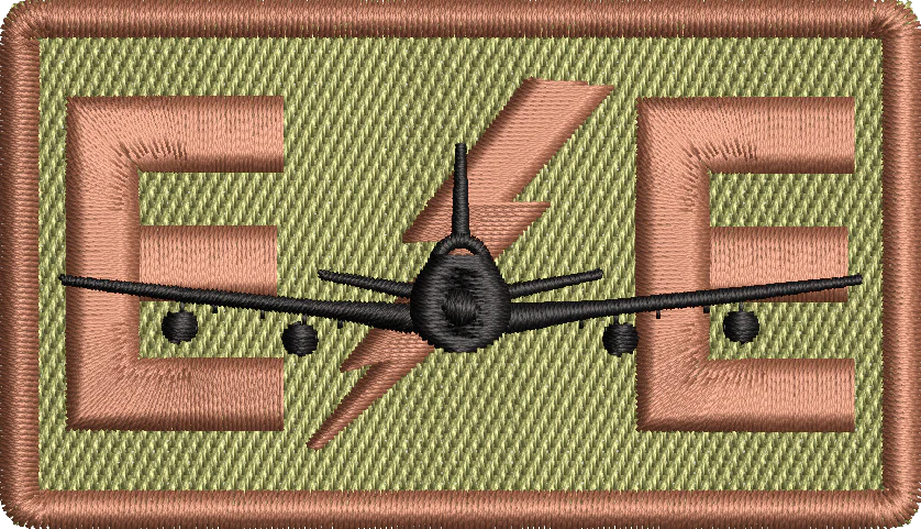 EE - Duty Identifier Patch with  Lightning bolt and E-4B