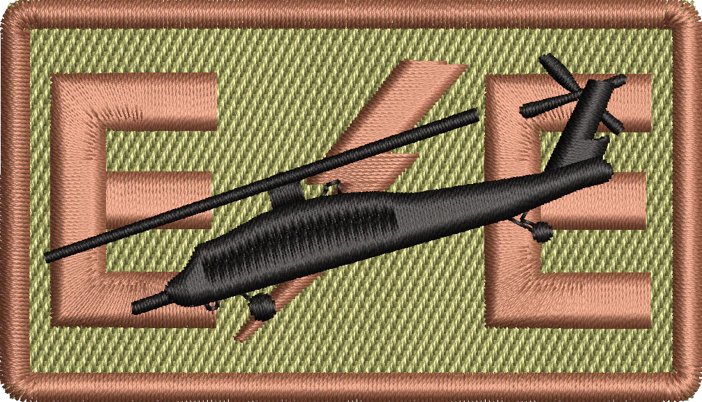 EE - Duty Identifier Patch with  Lightning bolt and HH-60
