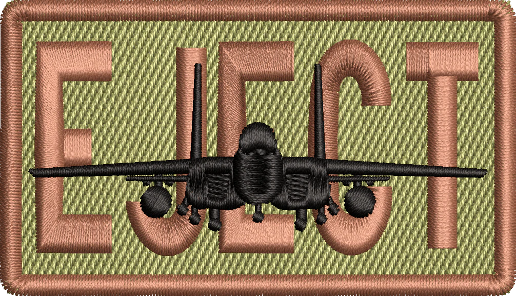 EJECT - Duty Identifier Patch with F-15