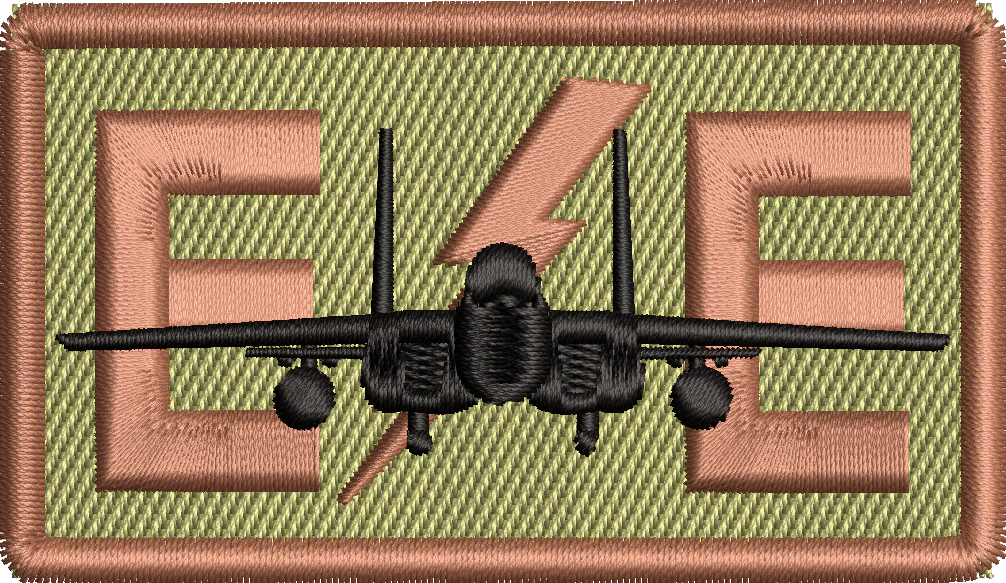EE - Duty Identifier Patch with Lightning bolt and F-15C