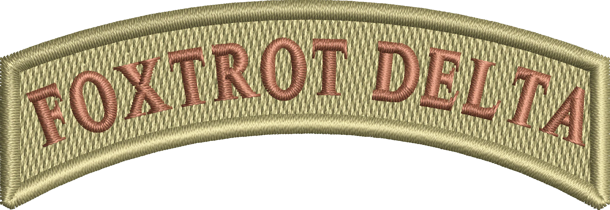 Foxtrot Delta - Rocker Tab