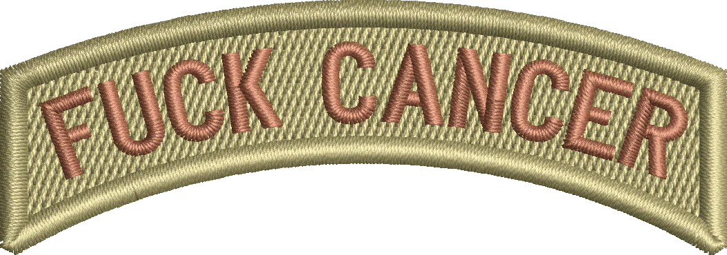 FUCK CANCER - Rocker Tab