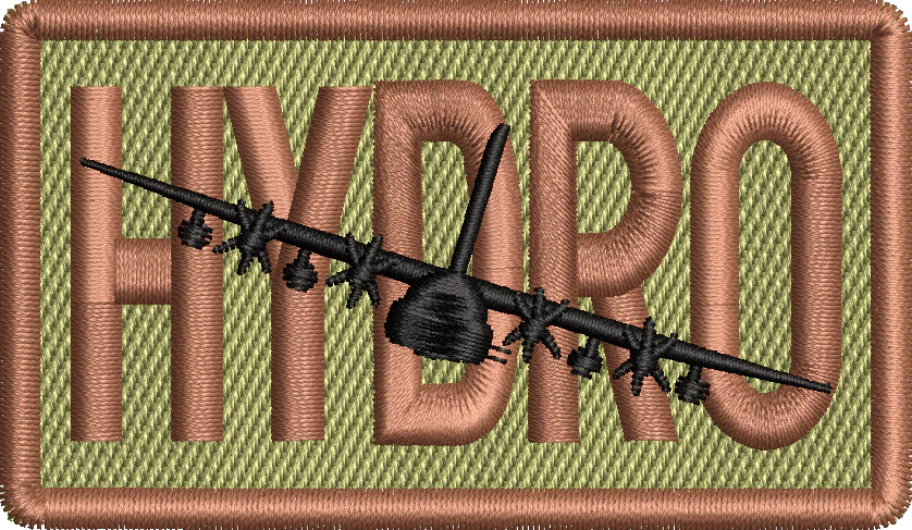 HYDRO - Duty Identifier Patch with AC-130J (Banked)