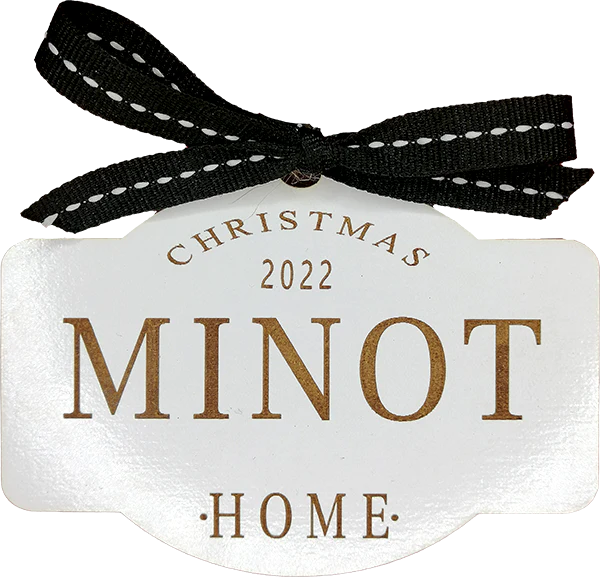 MINOT - Wooden Christmas Ornament 2022 - Image 2