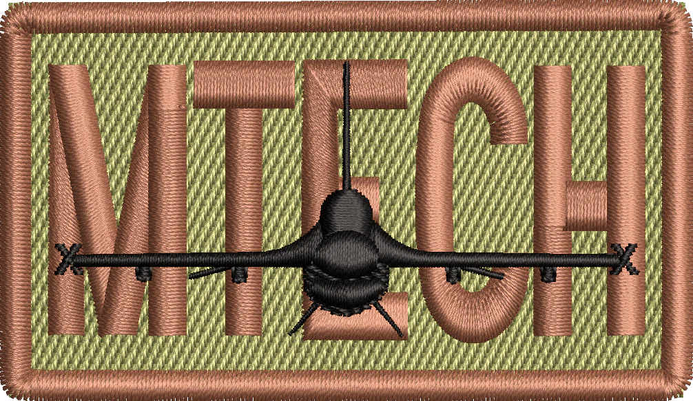 MTECH - Duty Identifier Patch with F-16