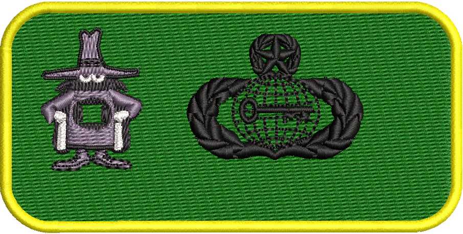 Officer Intel Friday Name Tag - 19th Weapons Squadron - Image 3