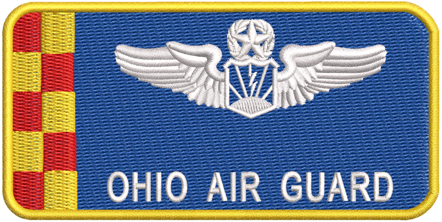 Ohio Air Guard Blue RPA Name Tag - Image 3
