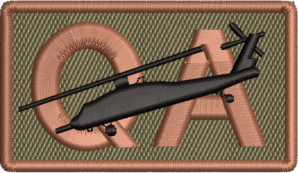 QA - Duty Identifier Patch with HH-60 *OLIVE DRAB*