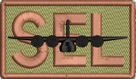 SEL - Duty Identifier Patch with C-130