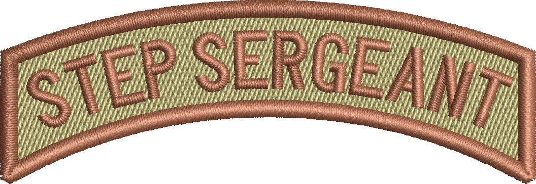 STEP SERGEANT - Rocker Tab