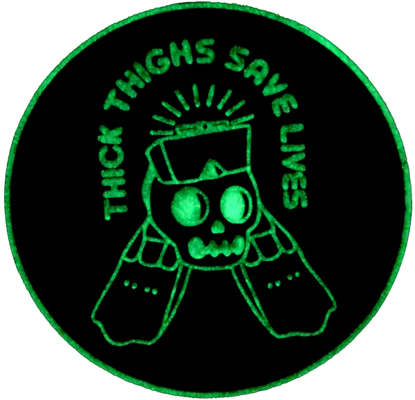 Thick Thighs Save Lives - PVC - Image 2