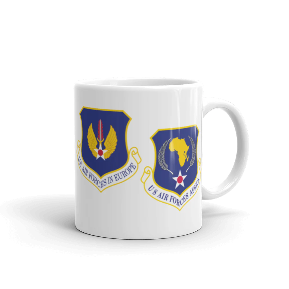 USAFE - AFAFRICA Command Chaplain - White glossy mug - Image 3