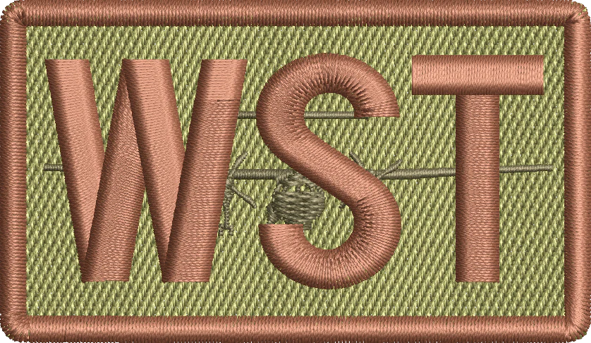 WST - Duty Identifier Patch with E-9 (OLIVE DRAB)