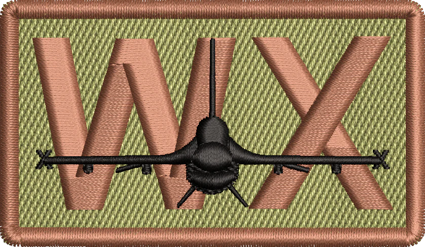 WX - Duty Identifier Patch with F-16